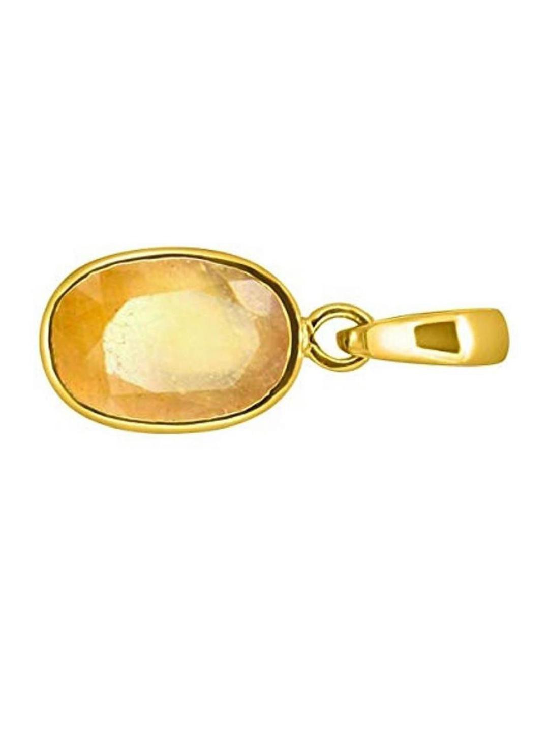 RAVIOUR LIFESTYLE Brass Oval Pendant