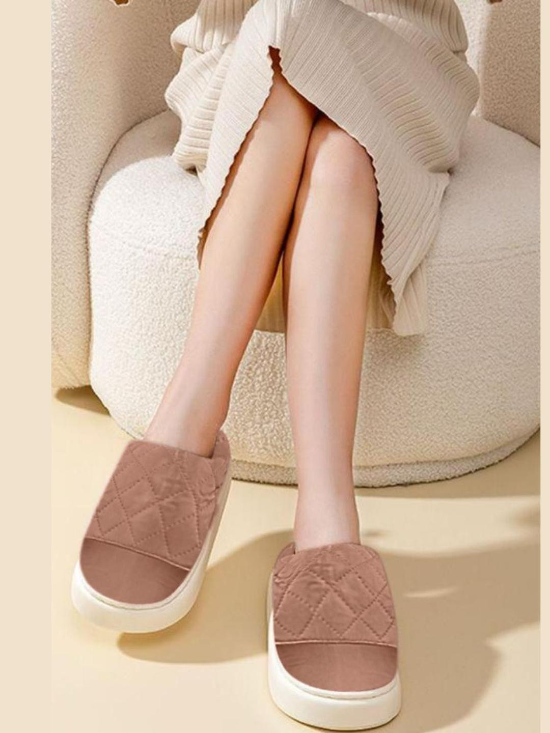 DRUNKEN Women Winter Tan Sliders