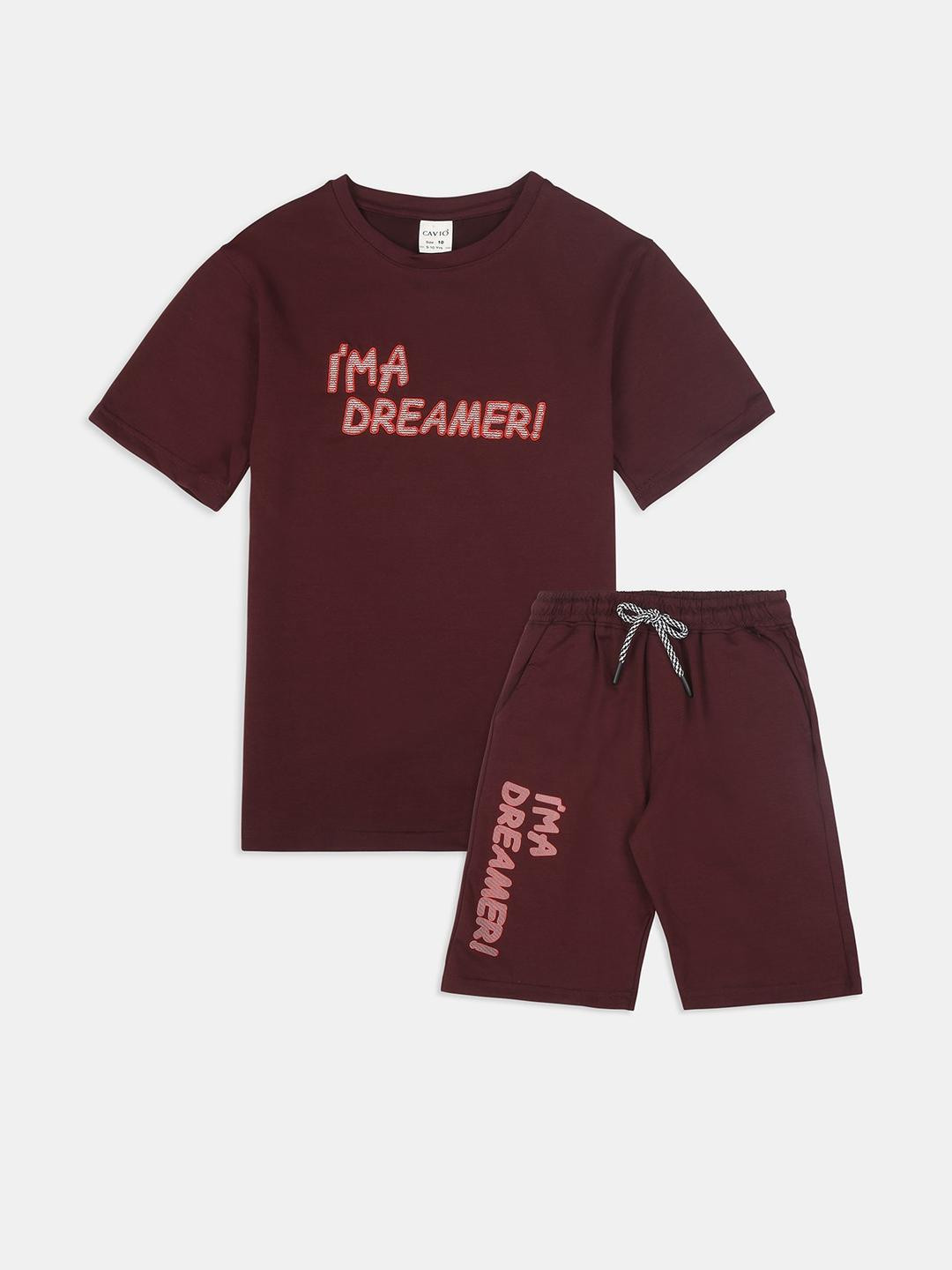 CAVIO Boys Violet Clothing Set