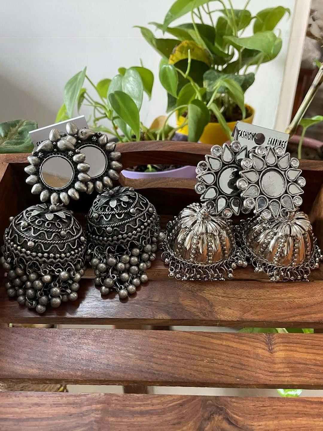 ISLANA Circular Jhumkas Earrings