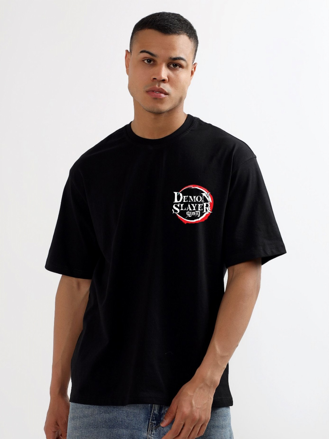 CODE OF HONOUR Typographic Printed Cotton Oversized T-shirt