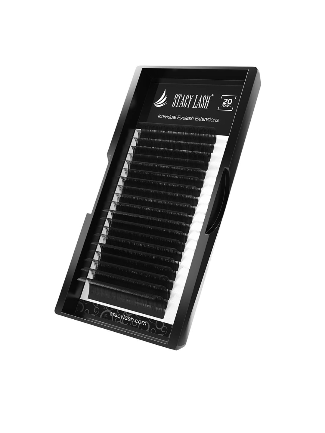 STACY LASH 20-Rows Individual False Eyelash Extensions - Curl D