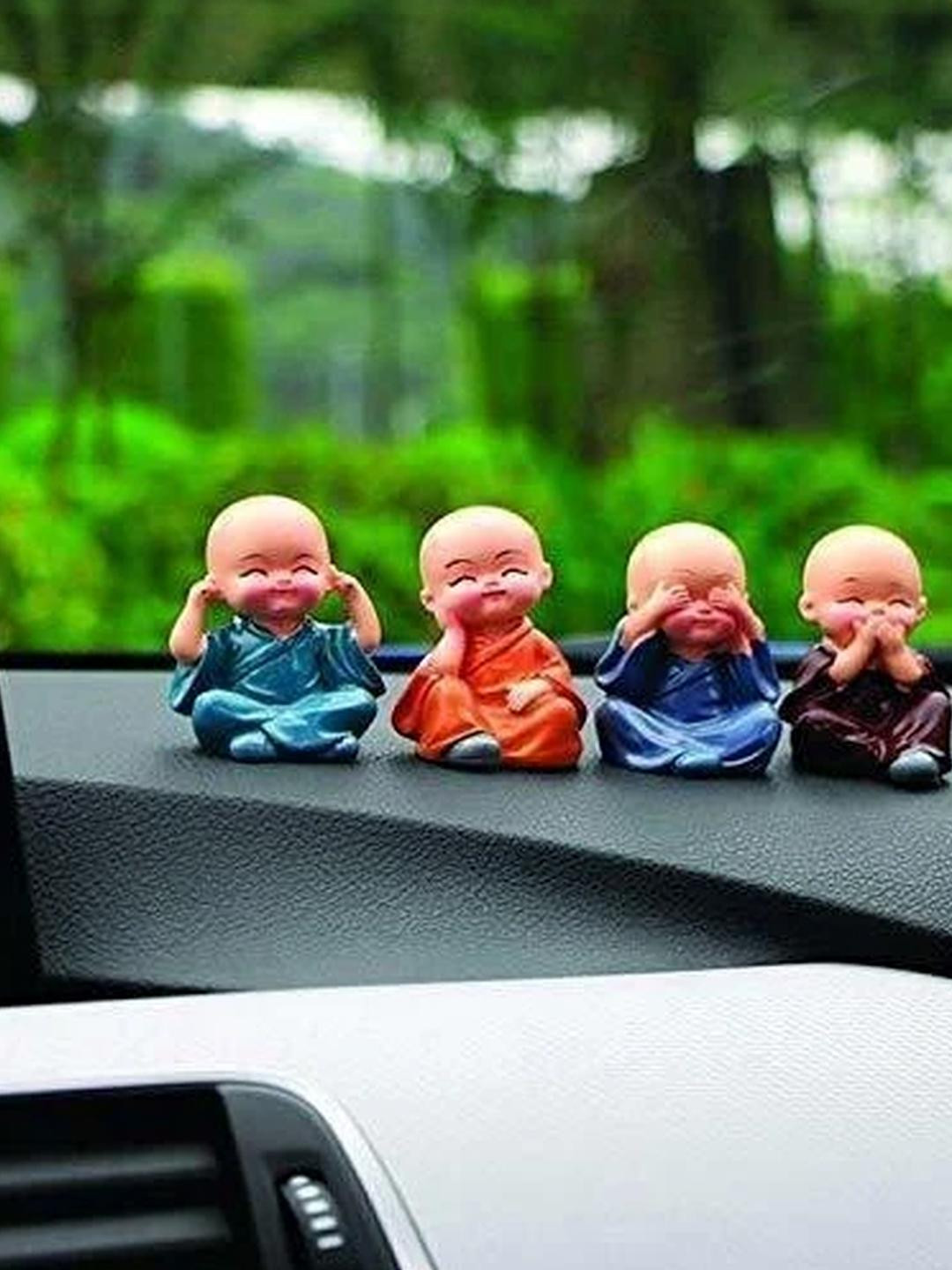 SSS SCULPTURE Baby Monk Buddha 4 Pcs