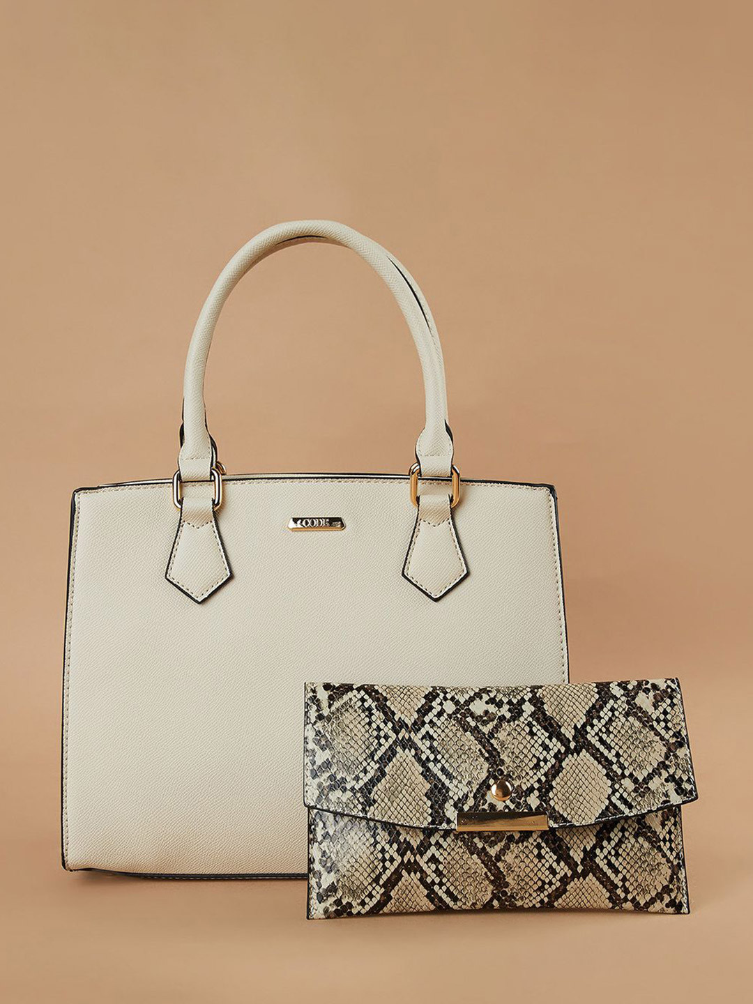 CODE by Lifestyle Women Animal Structured Handheld Bag with Pouch