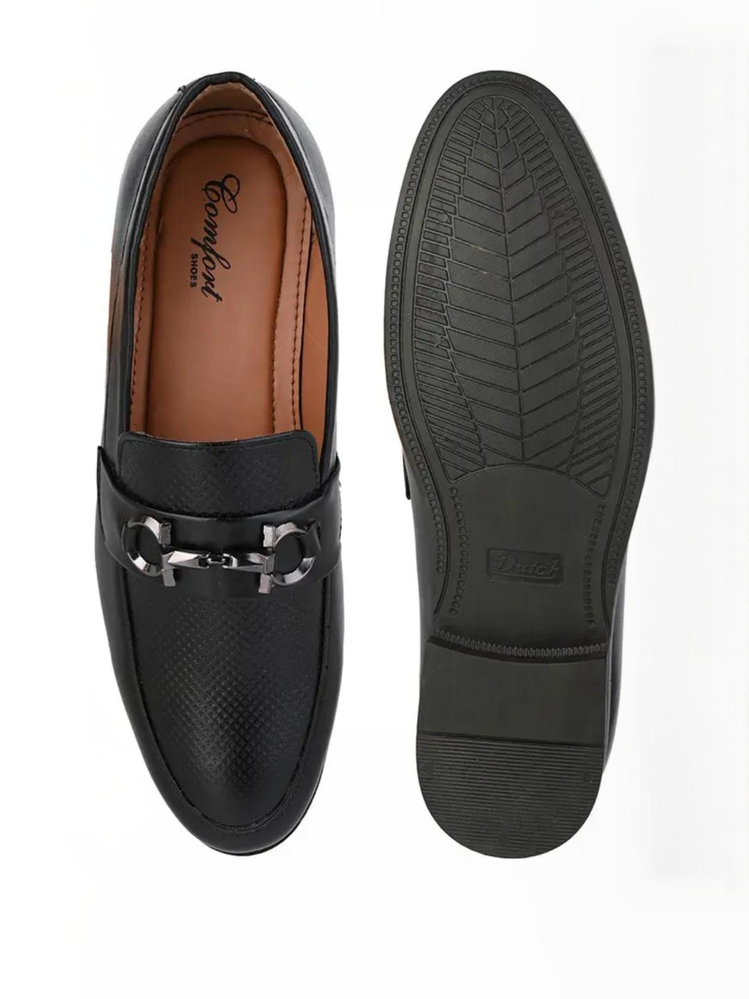 FASINO Men Black Formal Shoes