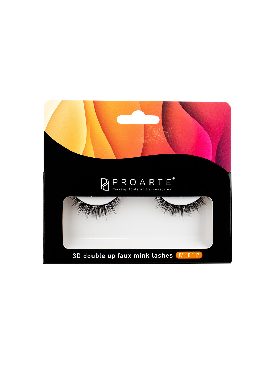Proarte PA3D 137-3D Double Up Faux Mink Eyelashes - Black