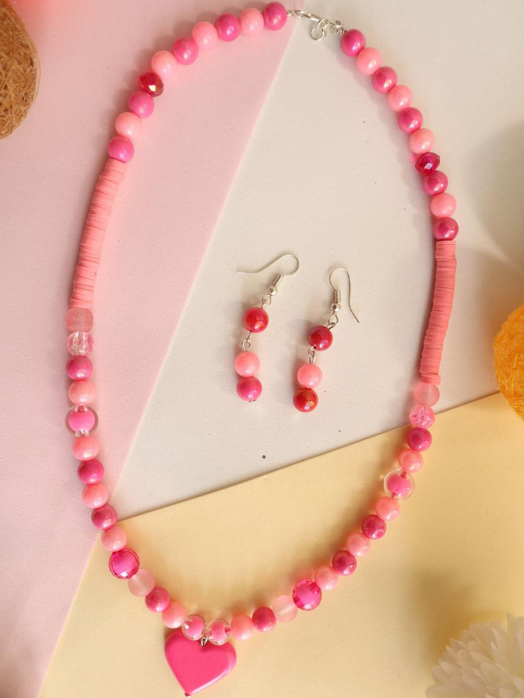 Kamule Women Fuchsia Necklace and Chains