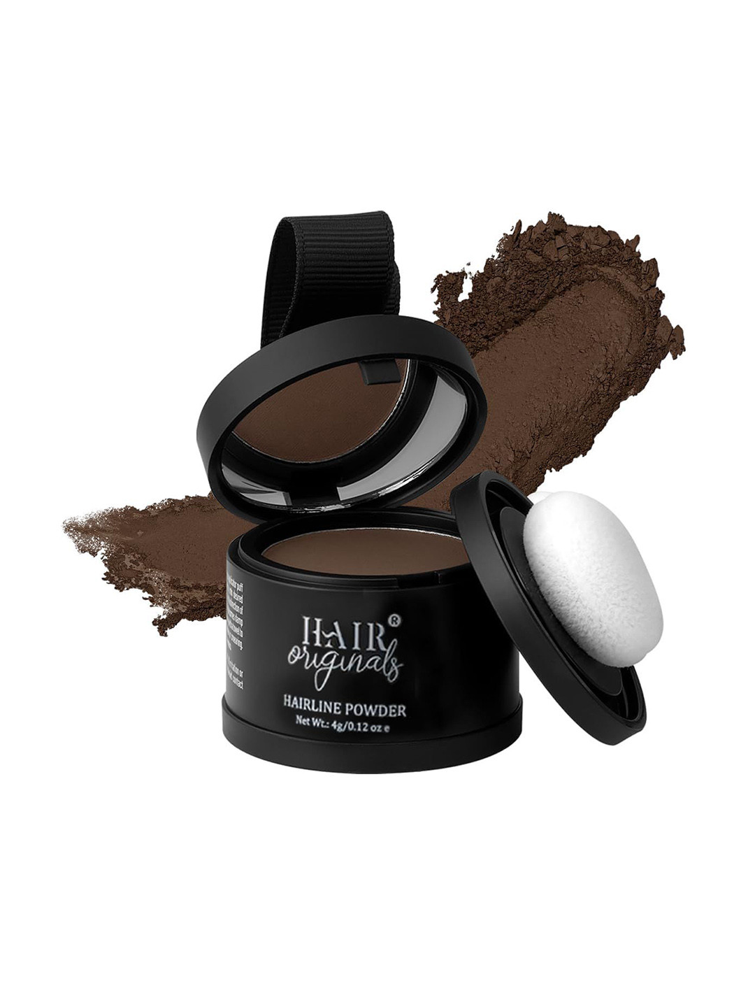 HAIR ORIGINALS Hairline Powder With Applicator- 4 g- Natural Brown