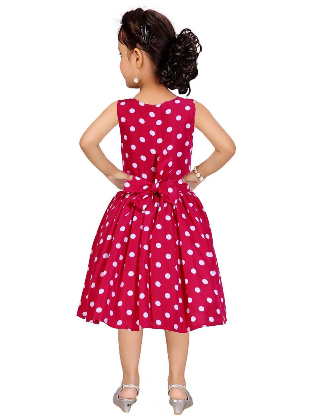 Shahina Fashion Girls Printed A-Line Dress