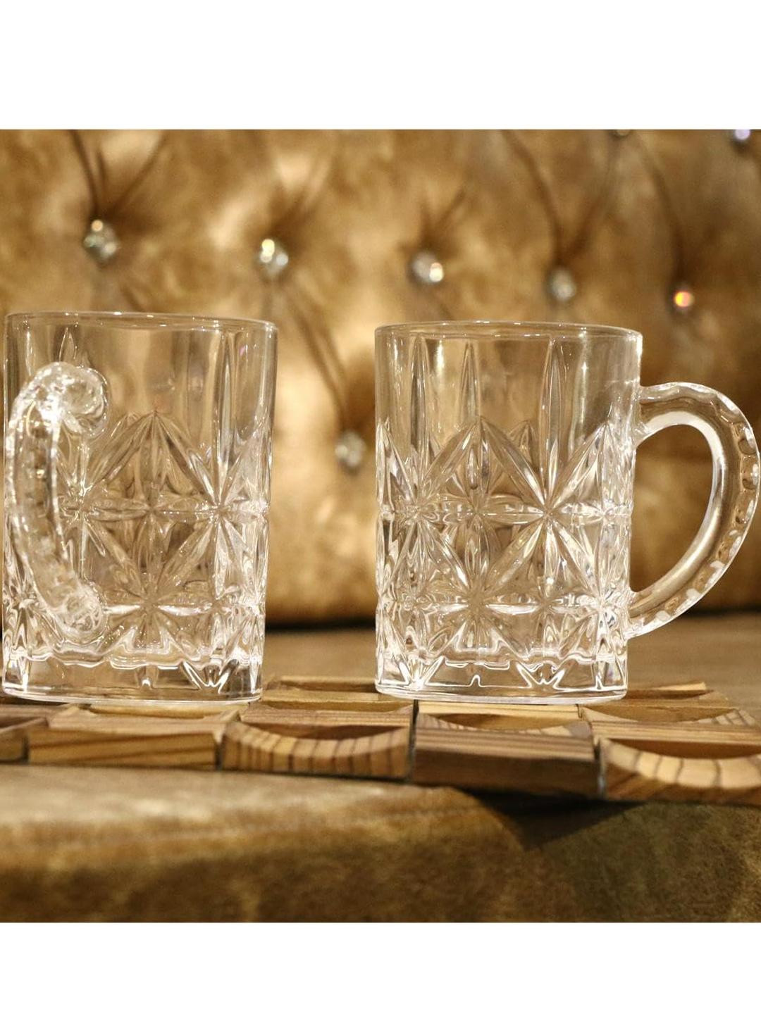 SOMIL Premium Transparent Set Of 2 450 ml Water Glasses