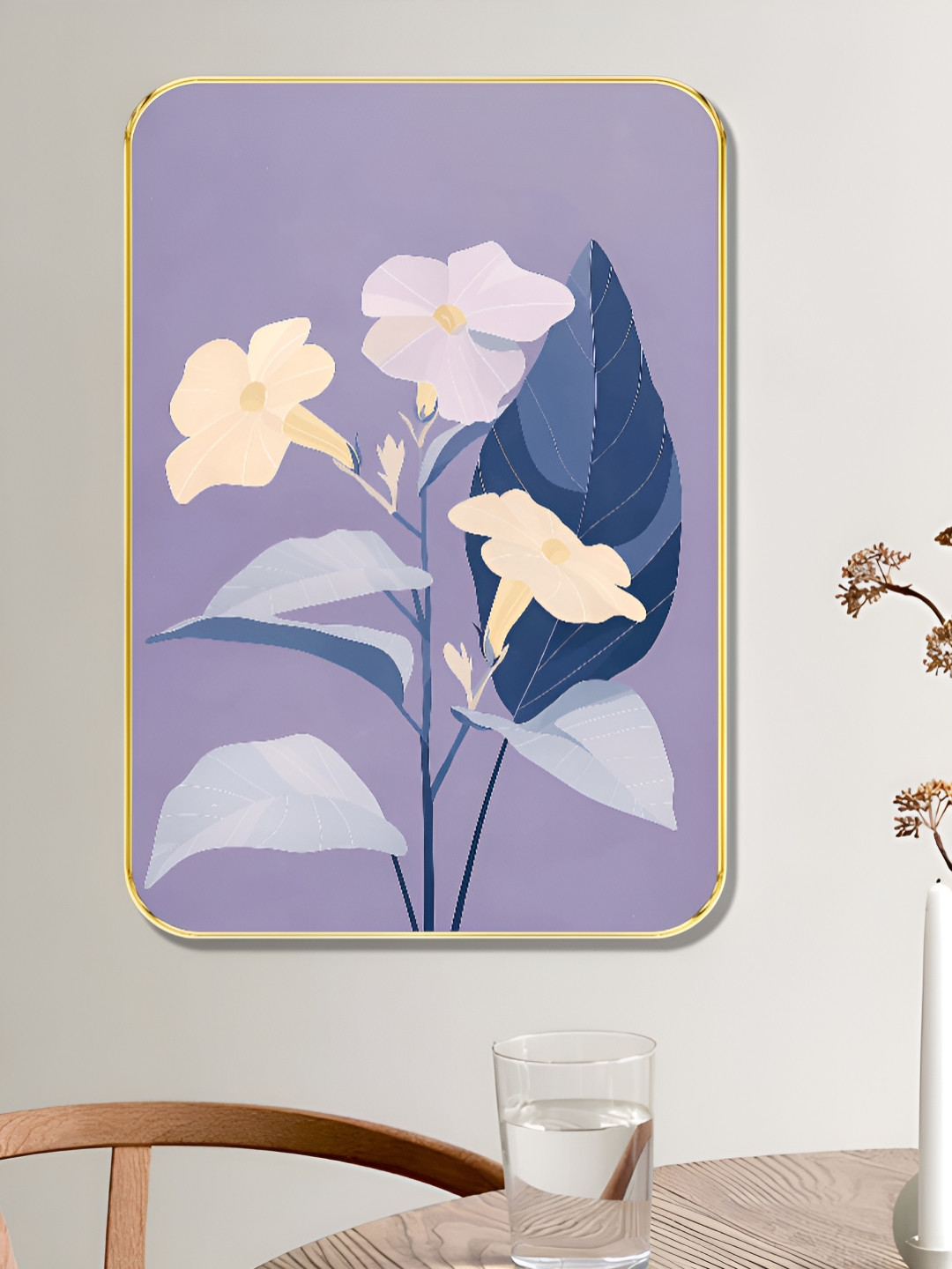 SAF Purple & Lavender Floral Wall Art