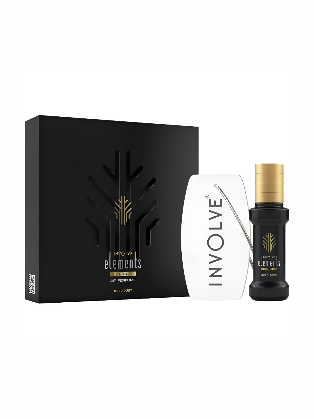 Involve Elements Pro Gold Dust Long-Lasting Car Air Perfume Spray - 30ml