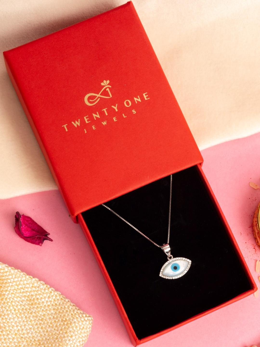 925 Silver Evil Eyer Mother Pearl Pendant