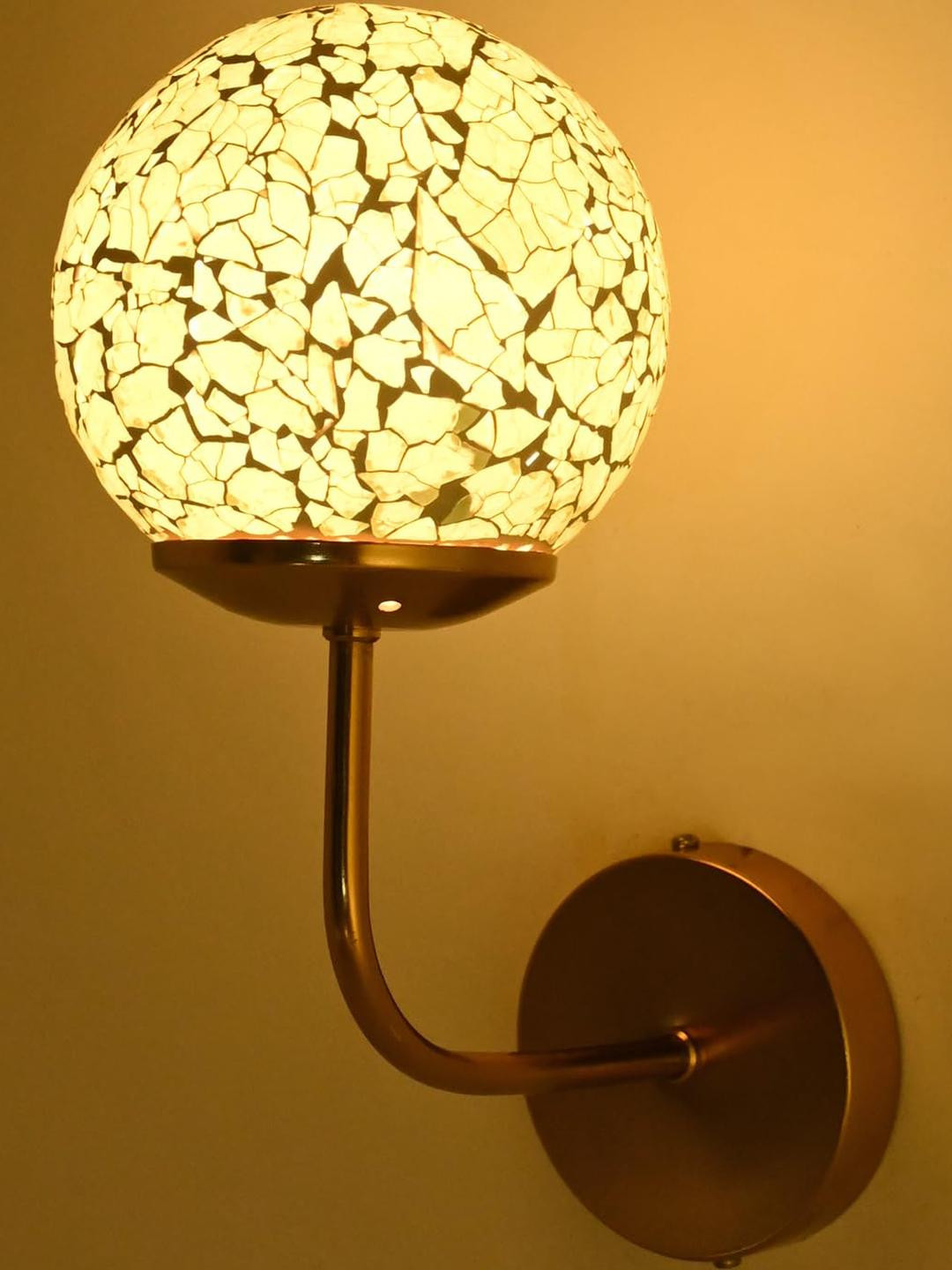 SOMIL Textured Glass Wall Lamp