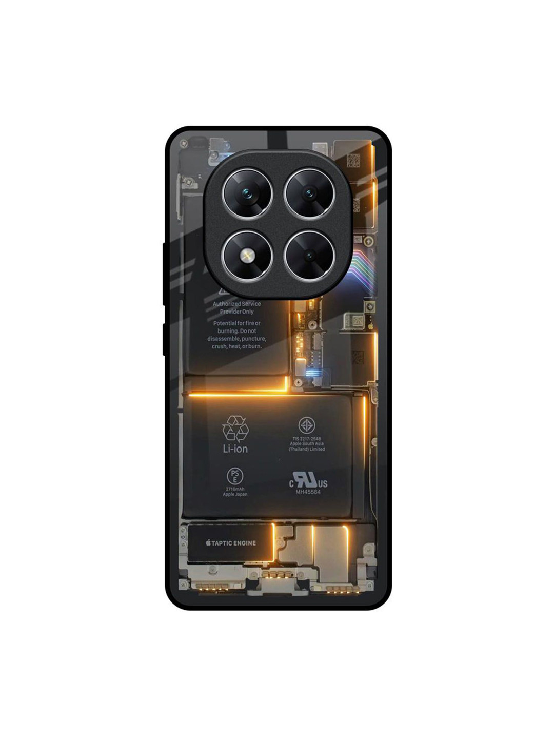 QRIOH Typography Printed Poco X7 5G Back Case Mobile Accessories