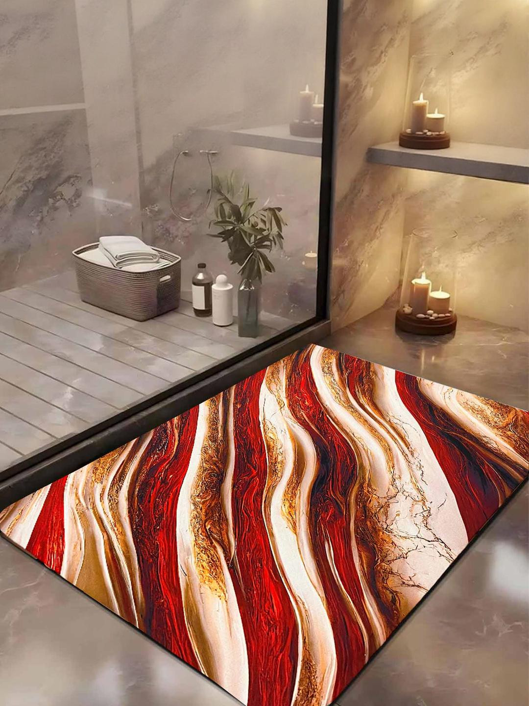 IVAZA Anti Skid Super Absorbent Bath Mat