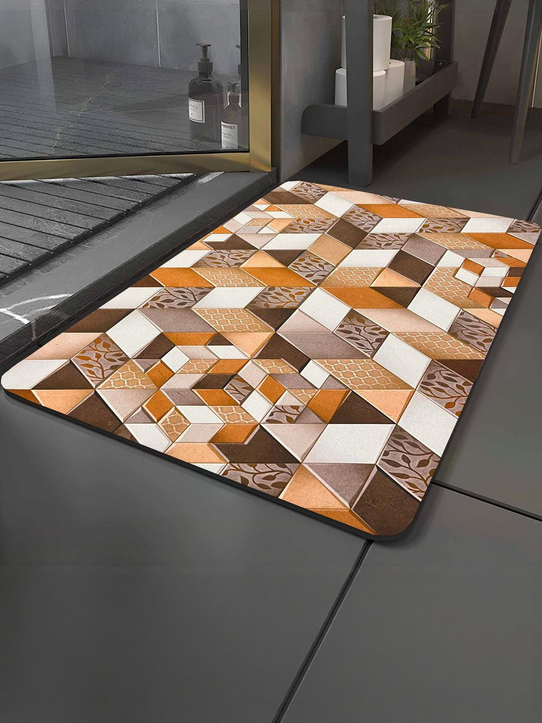 IVAZA 550 gsm Bath Mat for Bathroom