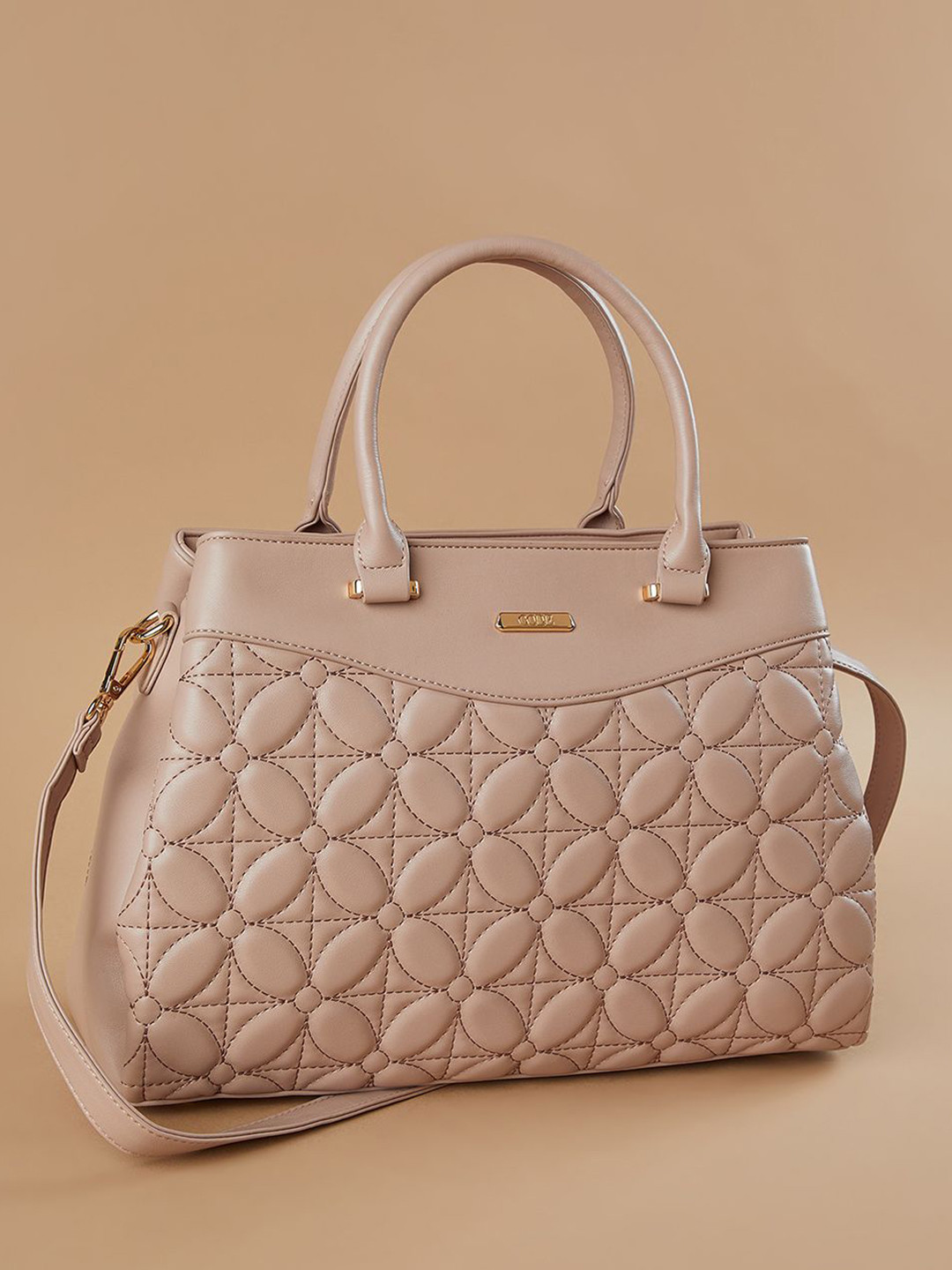 CODE by Lifestyle Structured Handheld Bag with Quilted