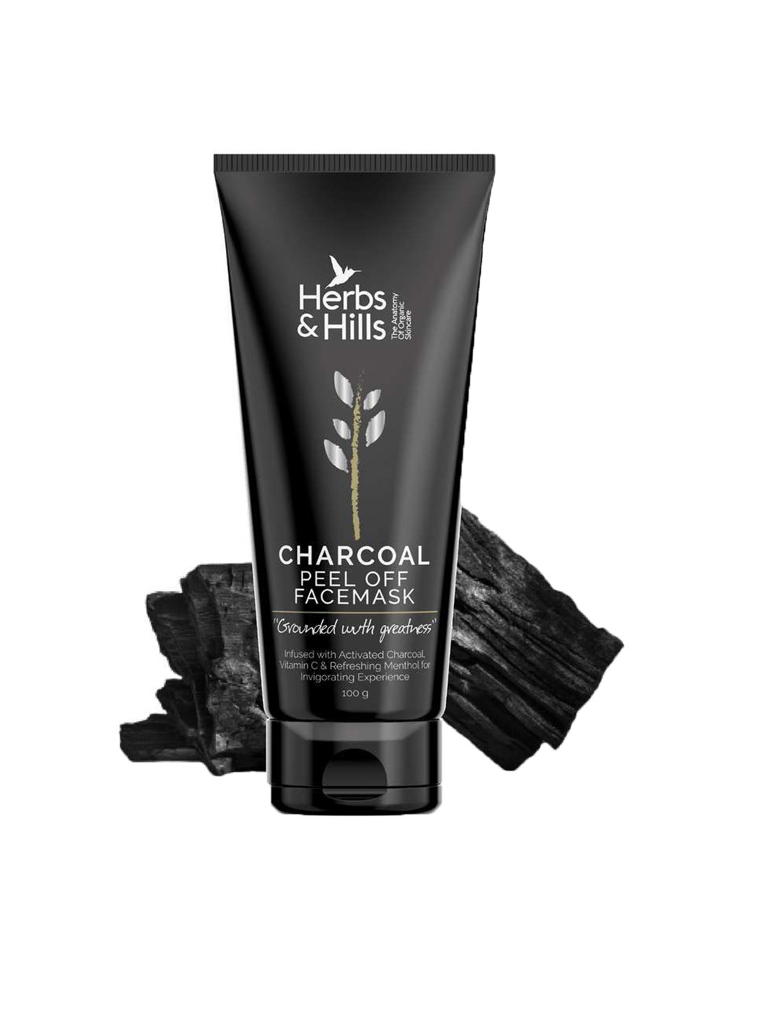 Herbs & Hills Charcoal Peel Off Face Mask - 100 g