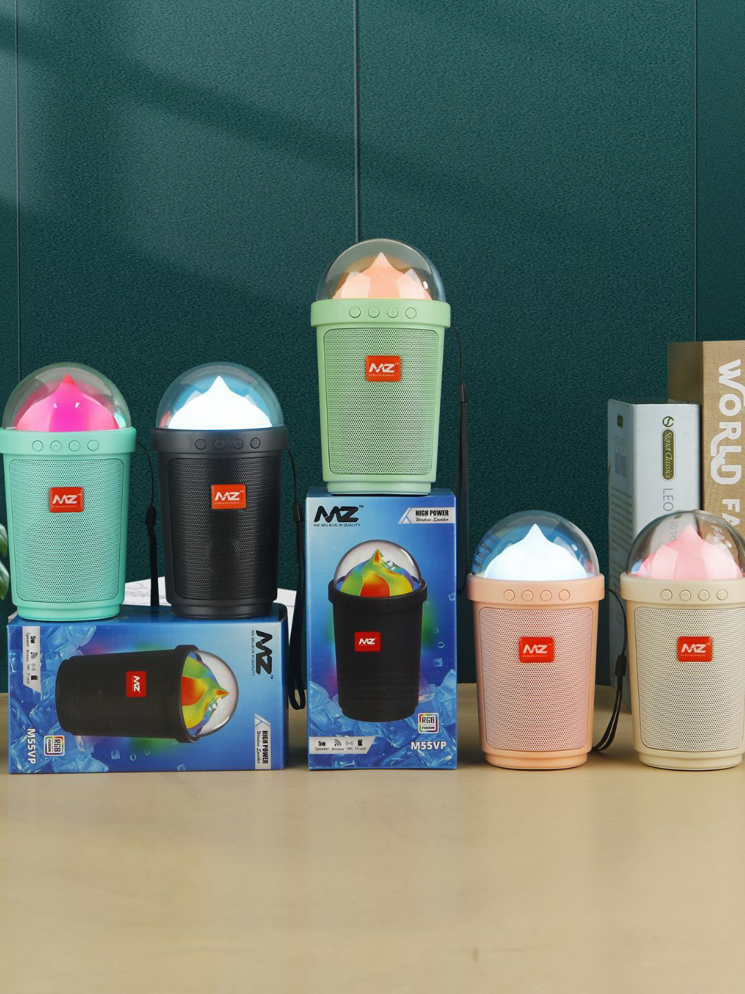 MZ M55VP High Bass Portable Bluetooth Speaker