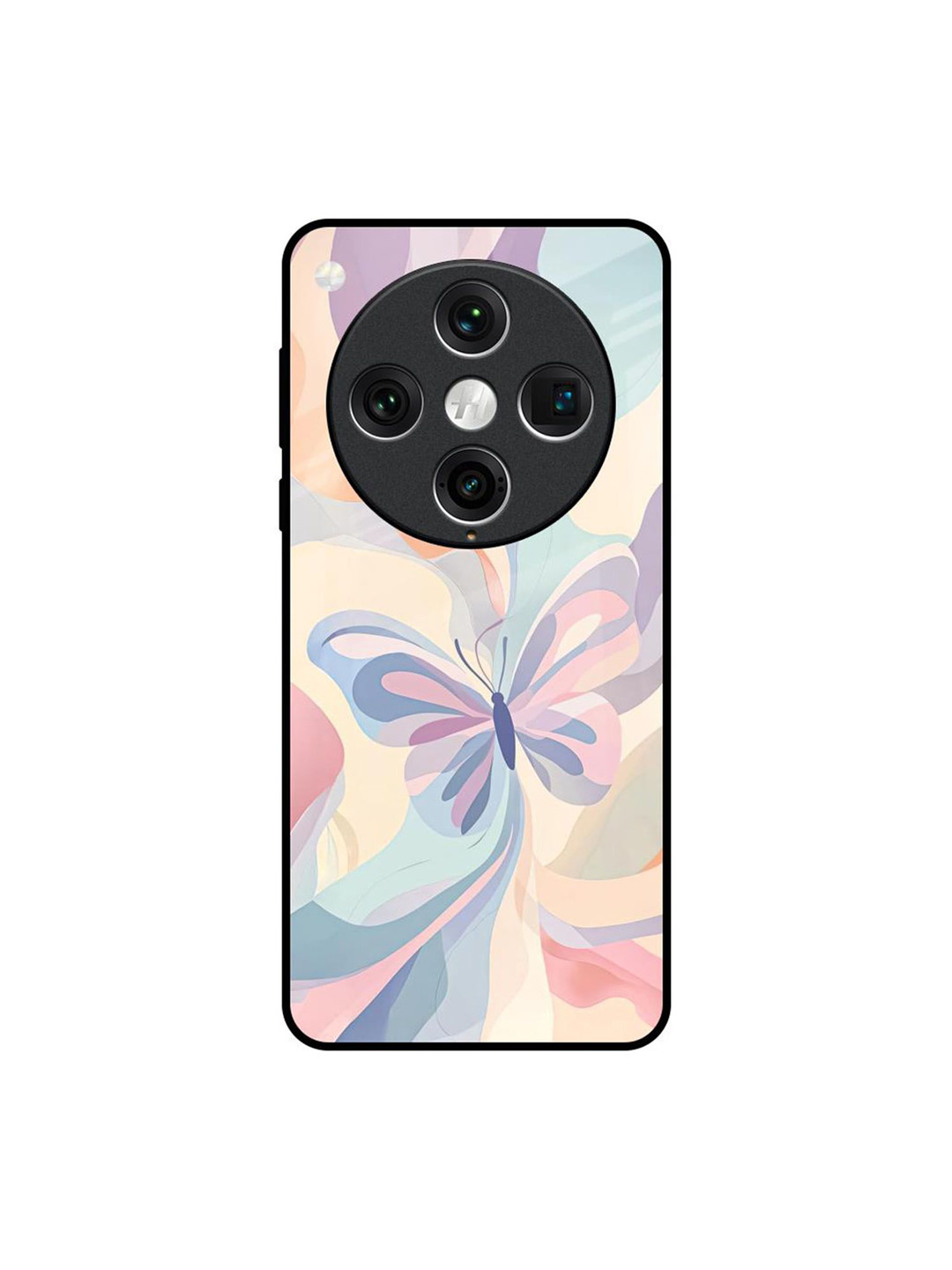 QRIOH Opulent Wings Printed Oppo Find X8 Pro Glass Back Case