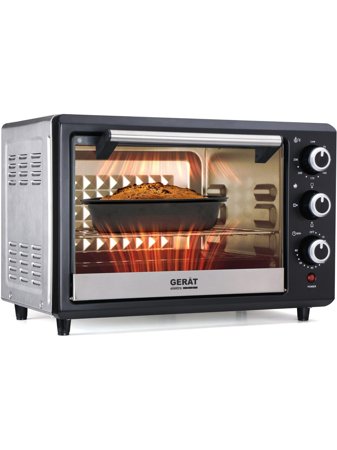 GERAT Silver Toned Oven Toaster Griller