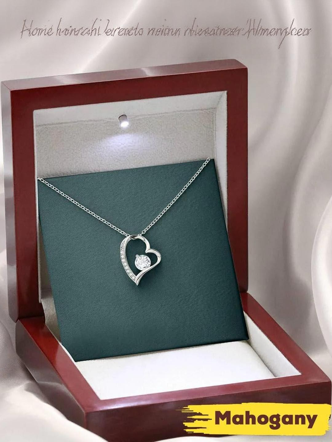Silver Rakhi Gift Sister In Law Necklace, Happy Birthday Fabulous Sister-In-Law  Forever Love Neck