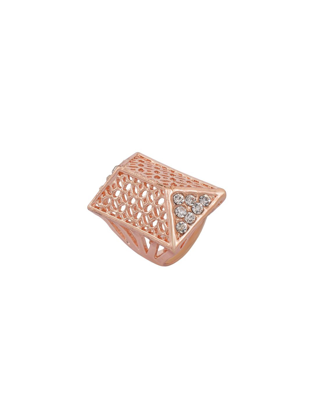 MEMOIR Brass Rose Gold plated Ring