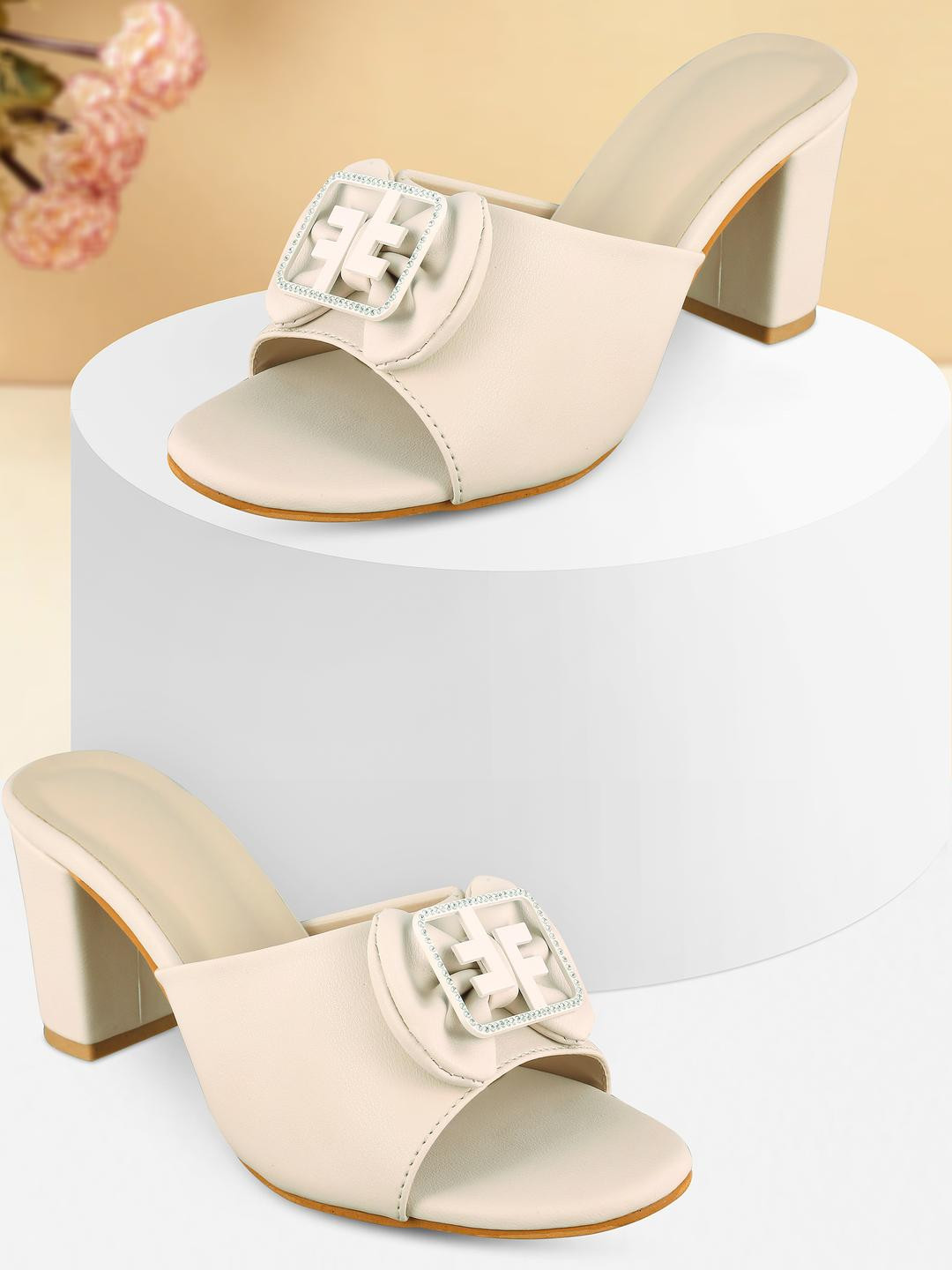 NTFC Women Off White Sandals