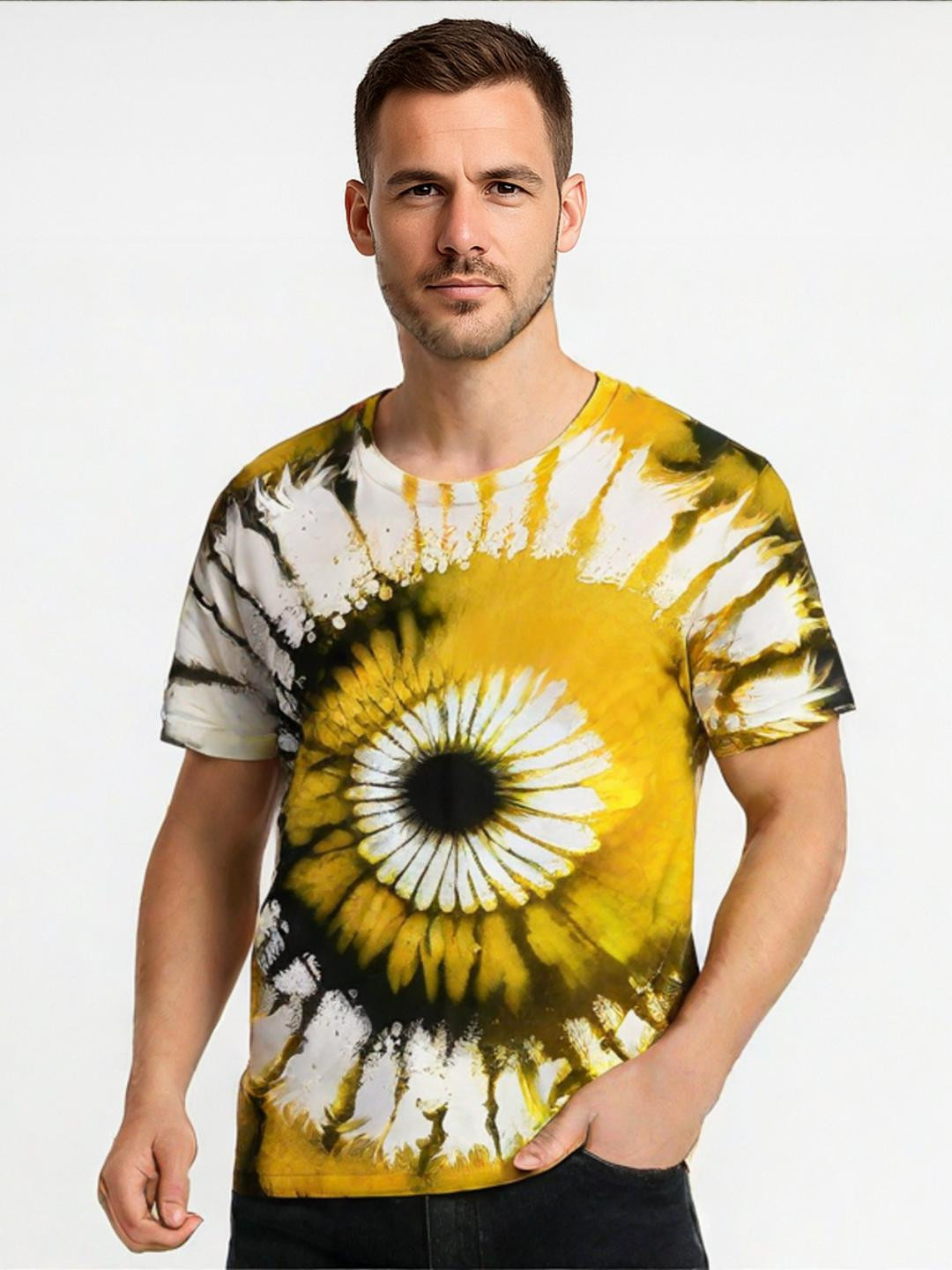 UD FABRIC Men Yellow Shirts