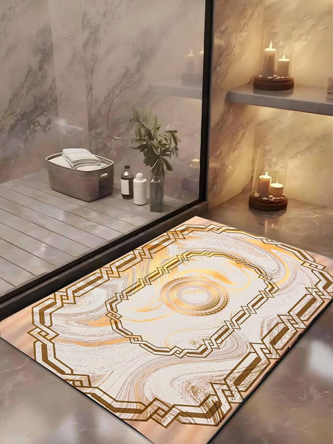 IVAZA Anti-Skid Absorbent & Quick Dry Bath Mat