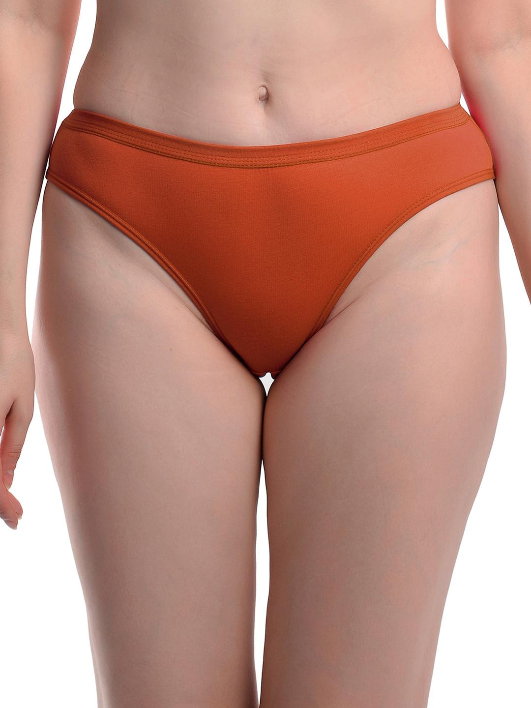 New stylish Pink,Orange,Red,Purple,Yellow Cotton Hipster Multicolor Panties Pack of 5