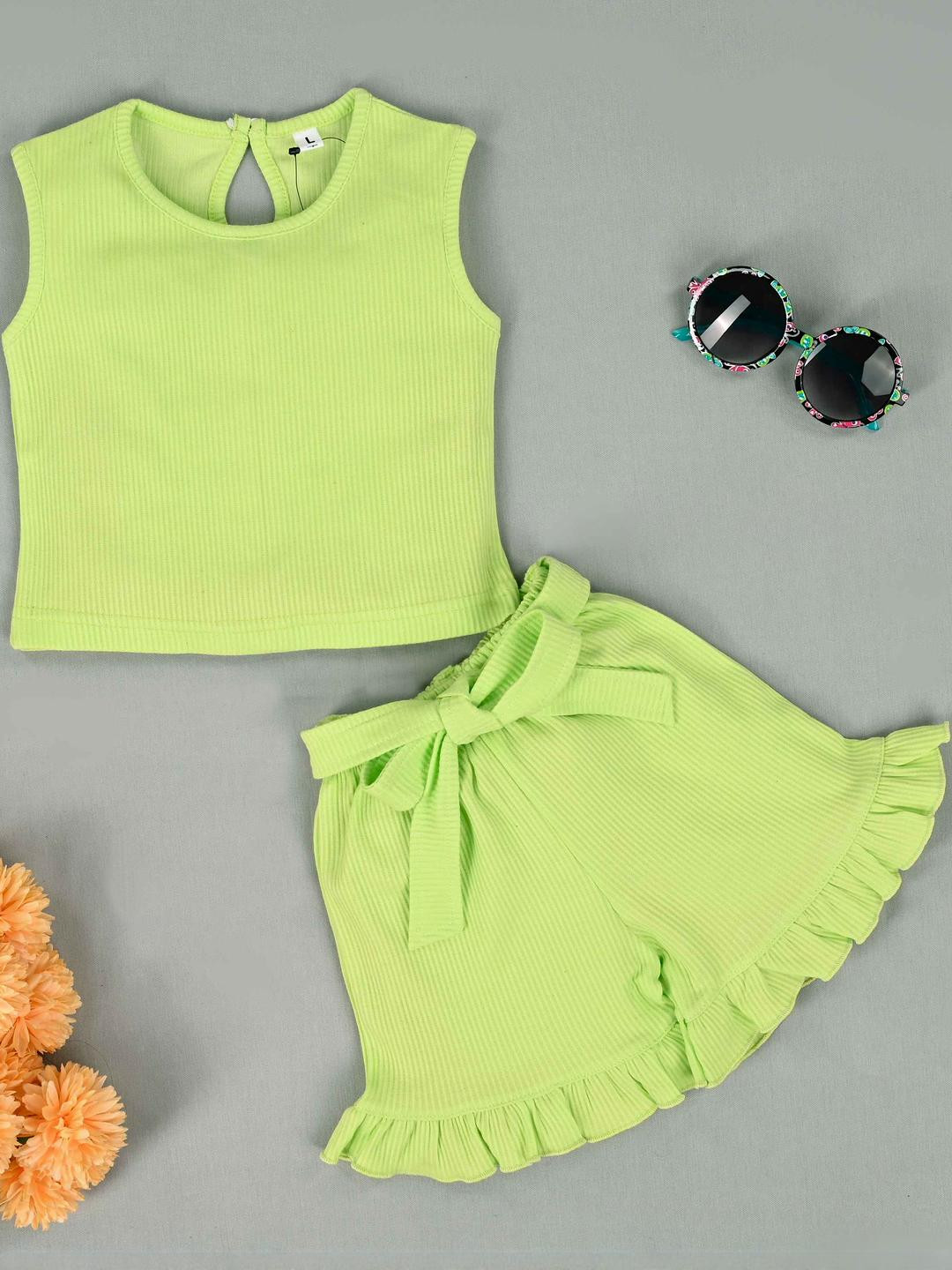 Hijo Kids Wear Girls T-shirt with Shorts