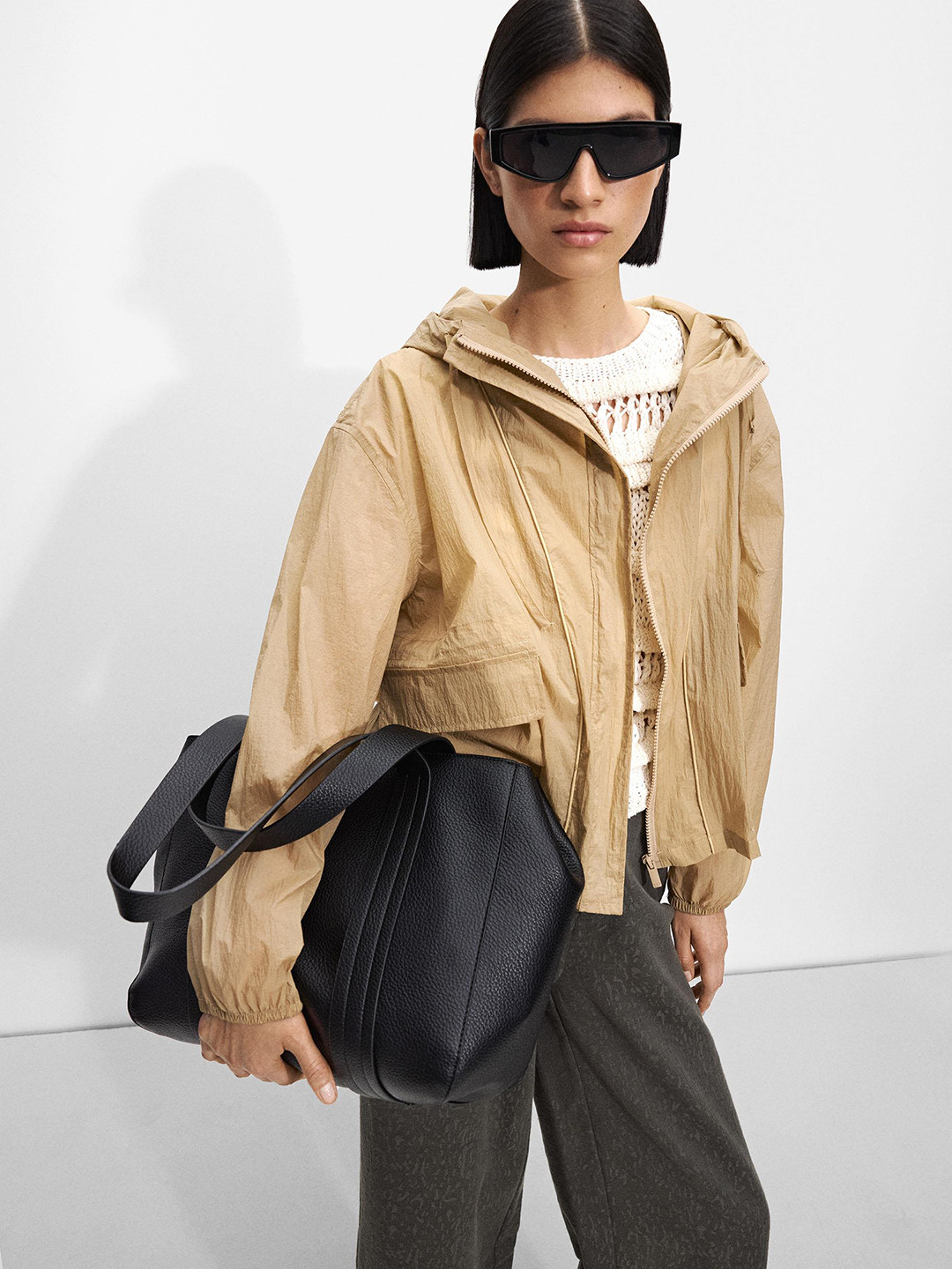 PARFOIS PU Structured Shopper Bag
