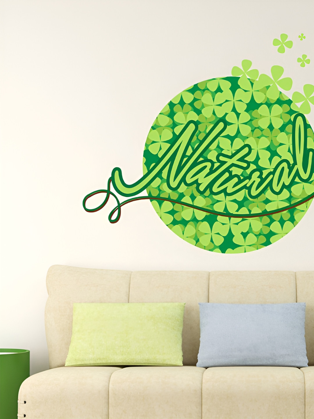 LANSTICK Printed Natural Wall Sticker