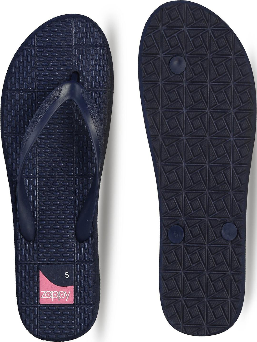 ZAPPY Women Rubber Flip Flops