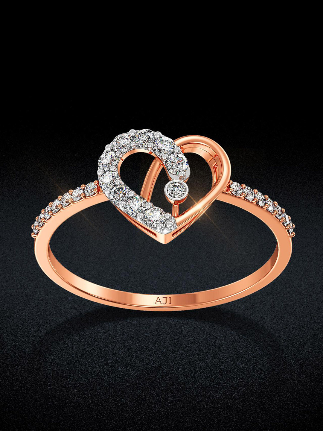 Joyalukkas Eternal Heart of Diamonds Ring