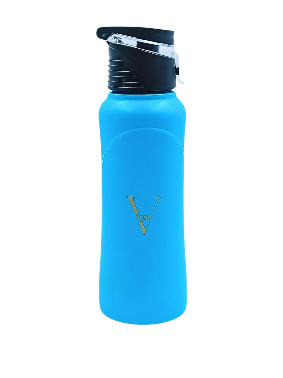 Voik Blue Single Stainless Steel Solid Water Bottle