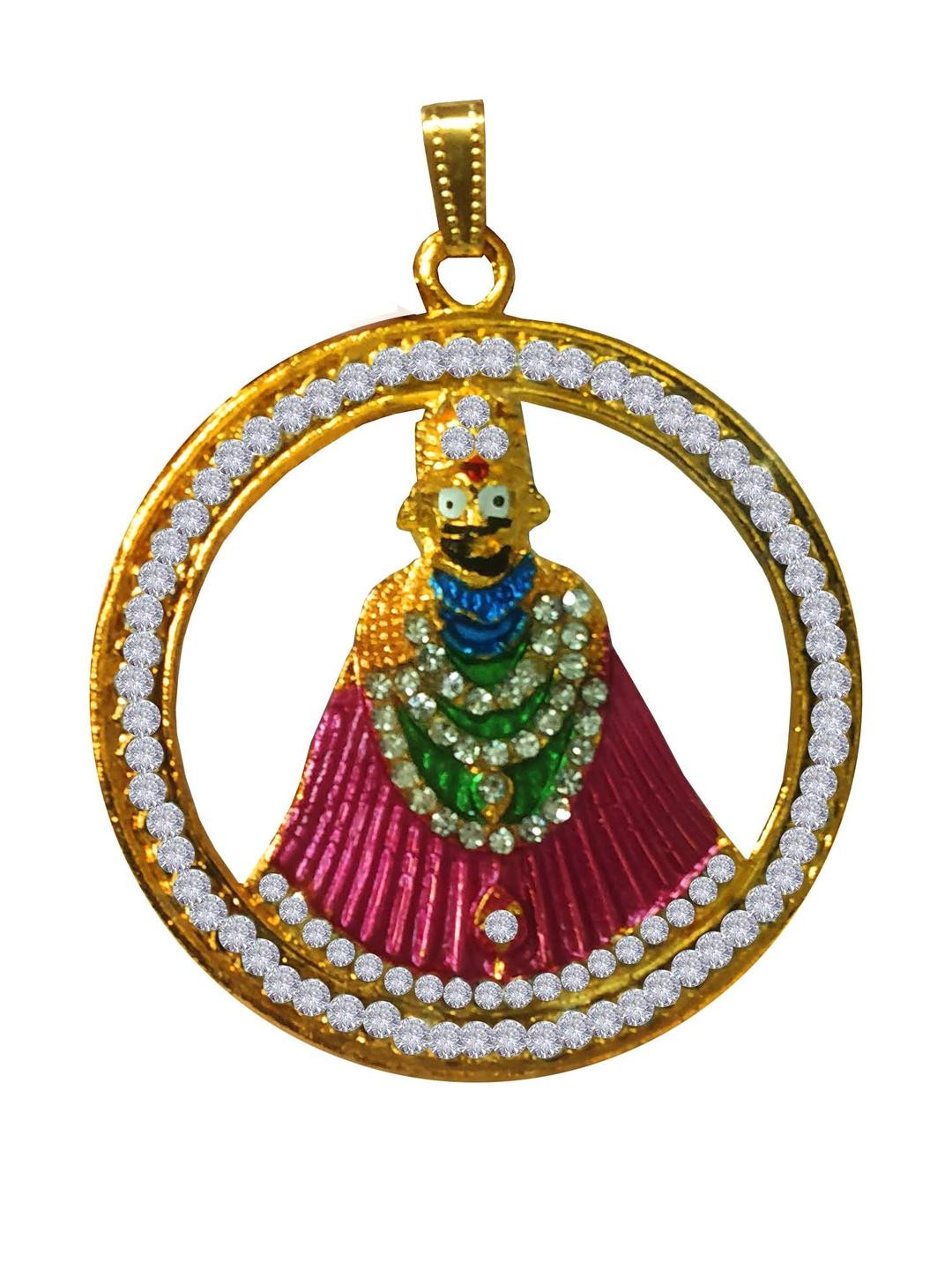 Airtick Khatu Shyam Ji Face Pendant Necklace