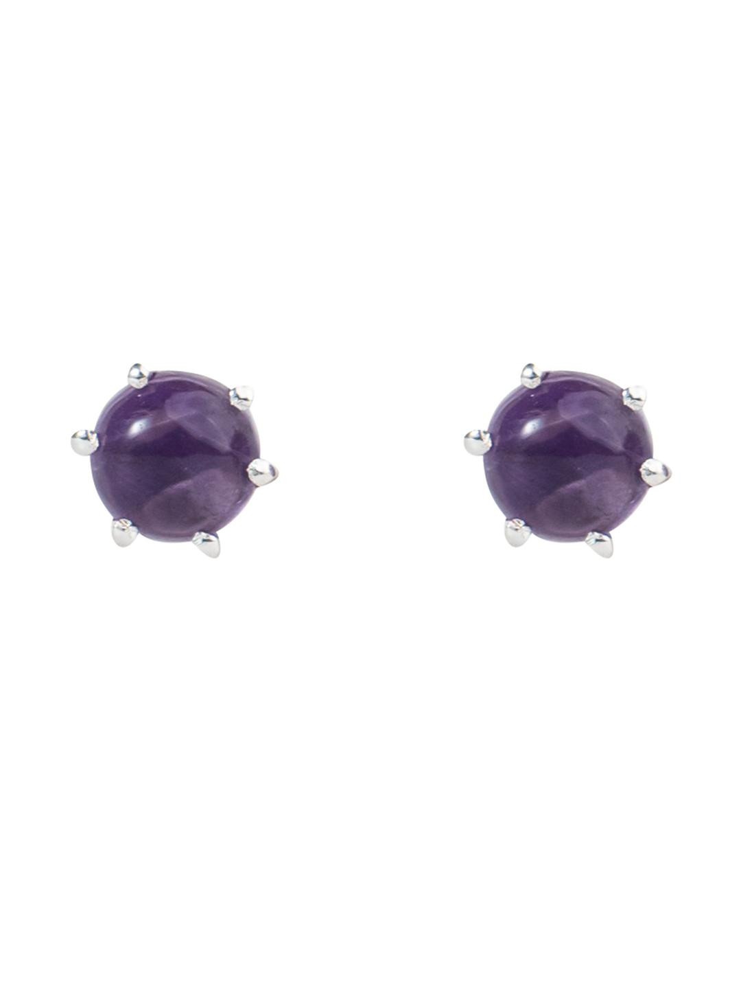 FUSIONARI Women Purple Earrings