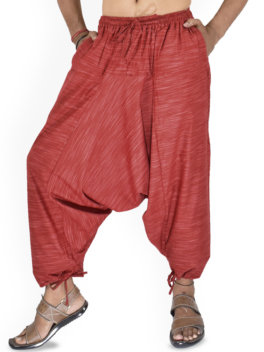 WHITEWHALE Unisex Loose Fit Harem Pants