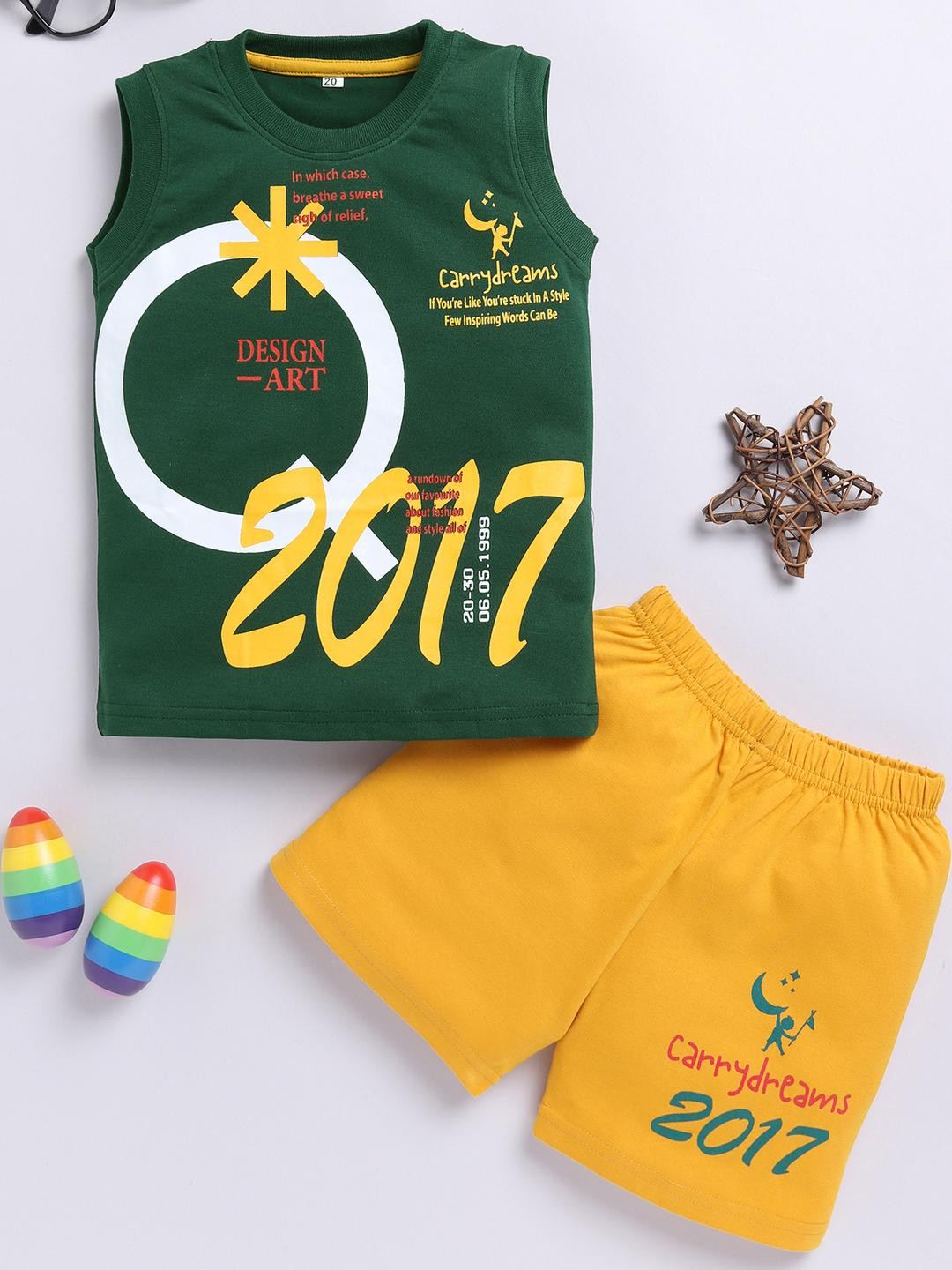carrydreams Boys Pure Cotton Clothing Set