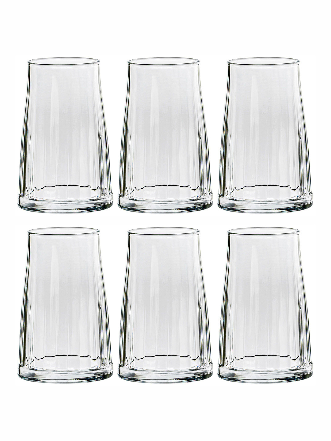 Luminarc Transparent 6 Pieces Clear Glass Water Glasses-350ml Each