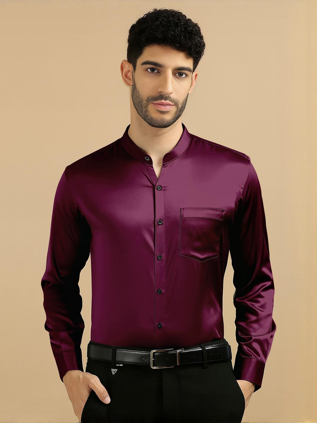 MAN'S SUITUP Men Solid Shirt