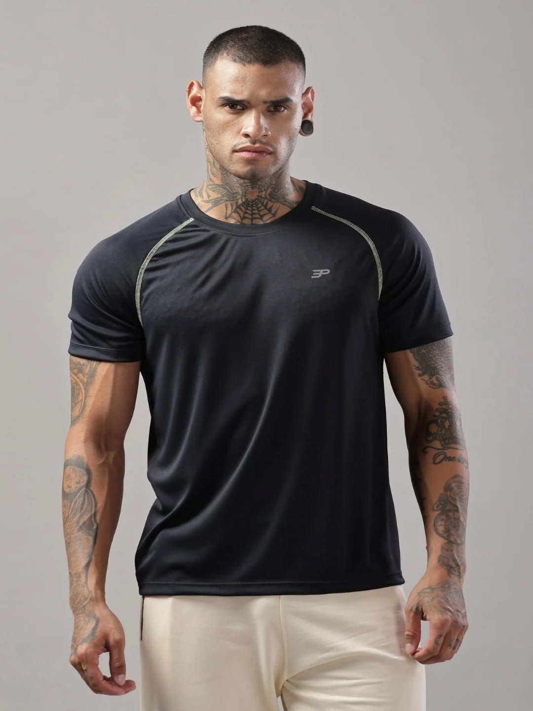 THIRD ELEMENT Airy Raglan Activ Round Neck T-Shirt