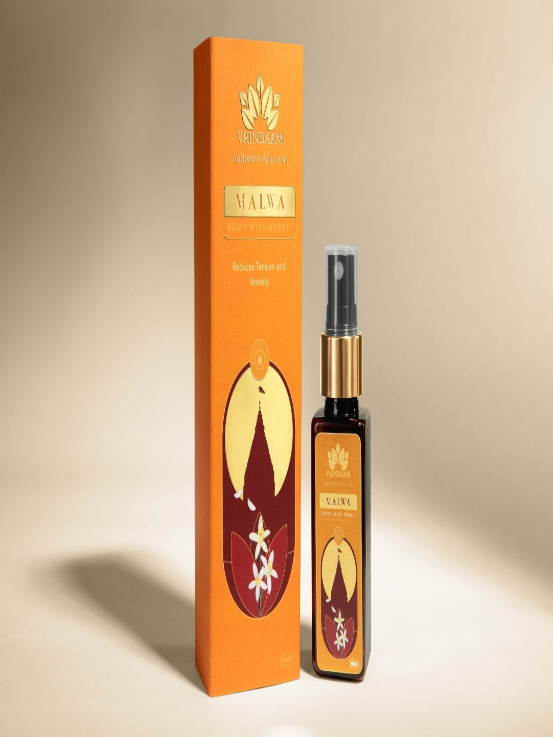 VRINDAAM Malwa Body Mist Spray - 50 ml