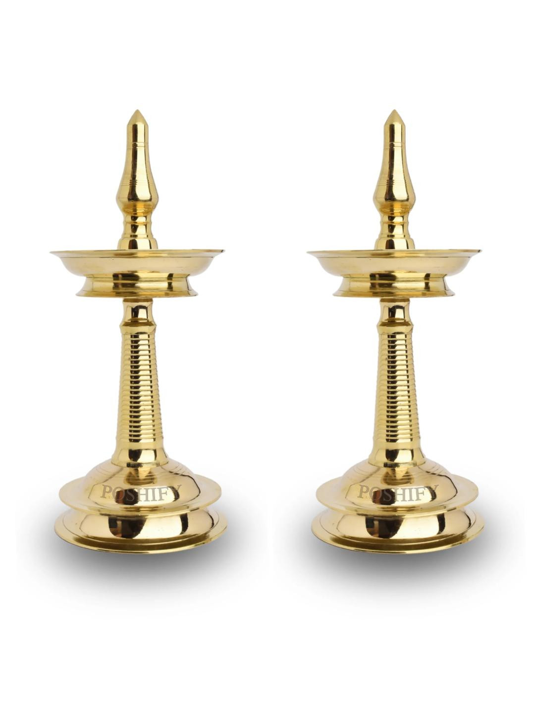 POSHIFY A.K.P Deep Elegant Brass Burning Diya