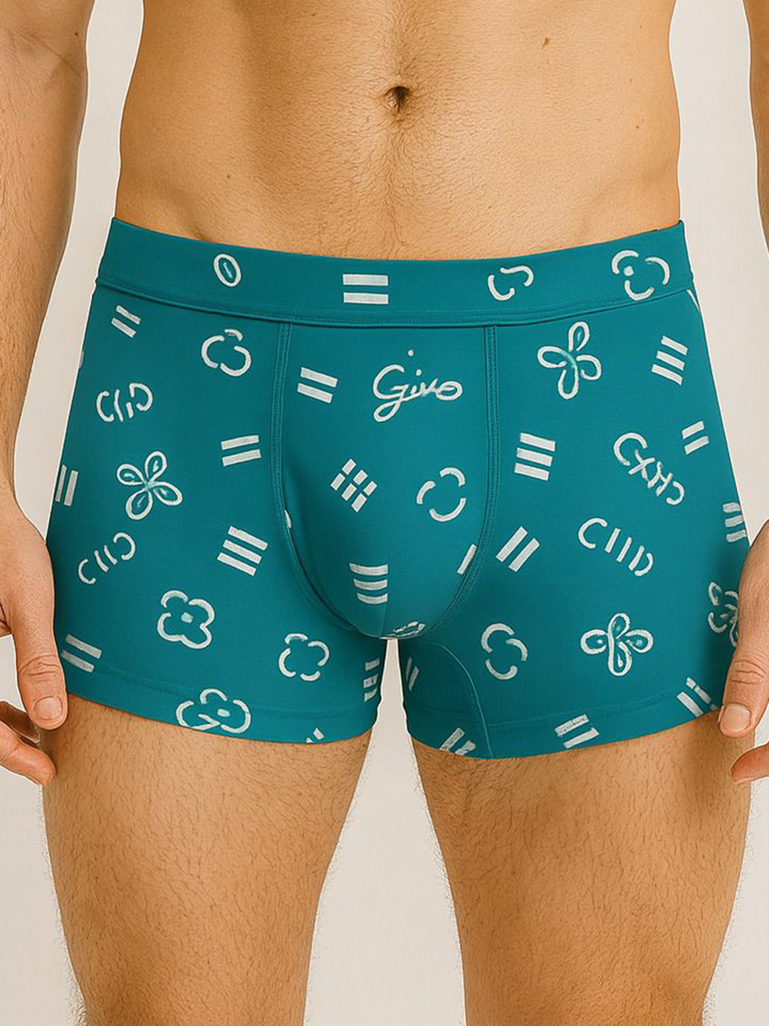 DISPENSER Printed Breathability Trunks MESH-M2-S