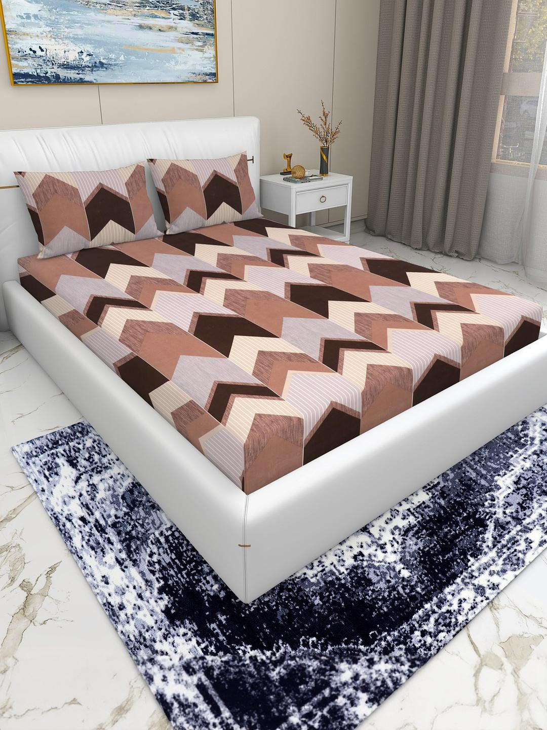 DREAM LIVING Flat King Size Double Bedsheet