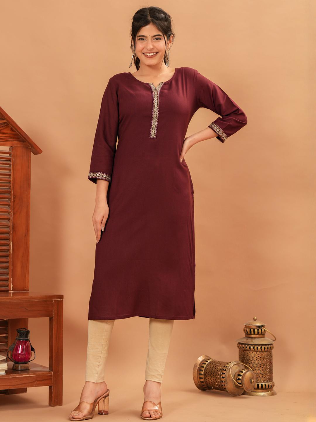 LAKSHAY FASHION Women Viscose Rayon Kurtas